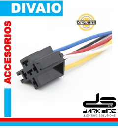 ZÓCALO PARA MINI RELAY UNIVERSAL, 70 AMP. REFORZADA, 4 VÍAS, DS-1048