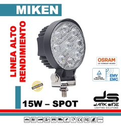 FARO LED SPOT 15W, ALTO RENDIMIENTO, MIKEN DS-4020-MINI