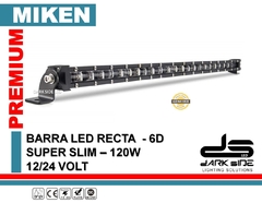 BARRA LED PREMIUM SUPER SLIM 6D, 120W, 65cm, PREMIUM, MIKEN DS-1100