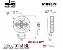 FARO LED FLOOD, 42W, 14 LED, ALTO RENDIMIENTO, MIKEN DS-6040-42W - comprar online