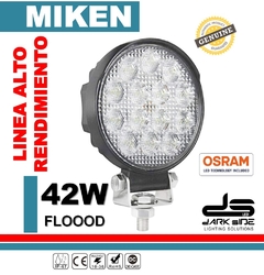 FARO LED FLOOD, 42W, 14 LED, ALTO RENDIMIENTO, MIKEN DS-6040-42W