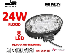 FARO LED OVALADO, ALTO RENDIMIENTO. 24W, FLOOD ,MIKEN DS-6024-NF - tienda online
