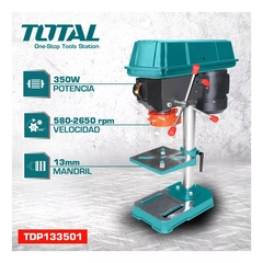 TALADRO DE BANCO, 350W, 13mm, TOTAL, DS-TDP133501 - comprar online