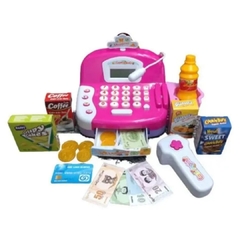 Caja Registradora Infantil Microfono Calculadora Supermercad