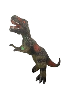 Dinosaurio De Goma Gigante Con Sonido Al Presionar 34 Cm