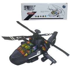 Helicoptero Infantil A Pila Con Luz Y Sonido En Caja 30x11.