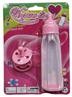 Mamadera Magica Con Chupete De Juguete Ideal Para Muneca