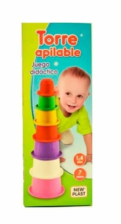 Juego Didactico Bebes Para Apilar Torre Apilable Chica. - comprar online