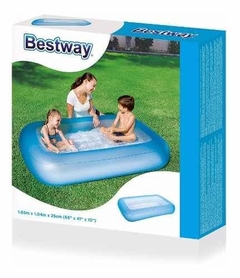 Pileta Rectangular Bebé - Color Celeste - Bestway 51115