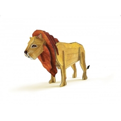 Libros + Maqueta para Armar -Animales 3D - LA SABANA, EL LEÓN - MANOLITO BOOKS - comprar online