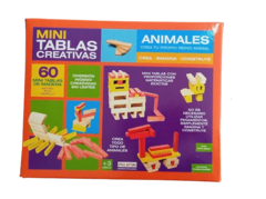 MINI TABLAS CREATIVAS 60 PZ ANIMALES - SOLO JUEGOS