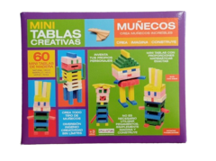 MINI TABLAS CREATIVAS 60 PZ MUÑECOS - SOLO JUEGOS
