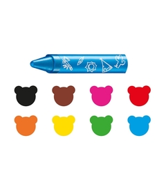 Crayones Acuarelables X8 Colores Carioca Baby - comprar online