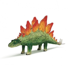 Libro + Maqueta para armar  - La era de los dinosaurios -  Estegosaurio 3D - Manolito Books - comprar online