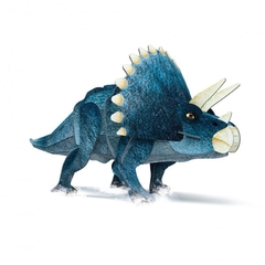 Libro + Maqueta para Armar - La era de los dinosaurios - Triceratops 3 D- Manolito Books - comprar online