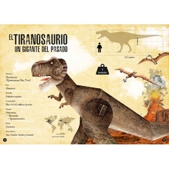 Libro + Maqueta para Armar - La era de los dinosaurios - Tiranosaurio 3D - Manolito Books - Juguetería Didácticos Corrientes 