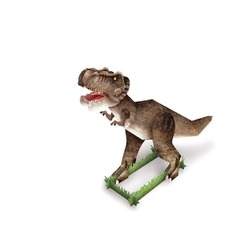 Libro + Maqueta para Armar - La era de los dinosaurios - Tiranosaurio 3D - Manolito Books - tienda online