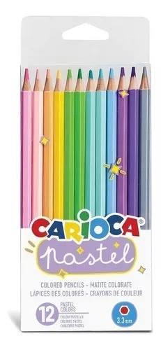 Lápices Pastel X12 Carioca