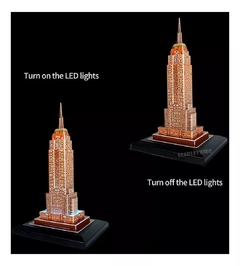 Rompecabezas Led Edificio Empire State CubicFun - comprar online