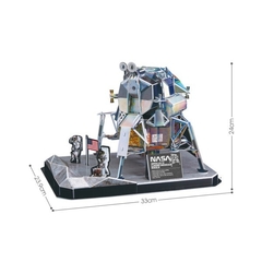 Rompecabeza 3D NASA Apollo 11 Lunar Module Cubiz Fun - comprar online