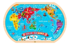 Rompecabeza Mapa del Mundo Tooky Toys