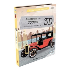 Libro + Maqueta - Construye un coche - 3D - Historia del automóvil - Manolito Books