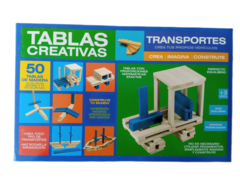 TABLAS CREATIVAS 50 PZ TRANSPORTES - SOLO JUEGOS