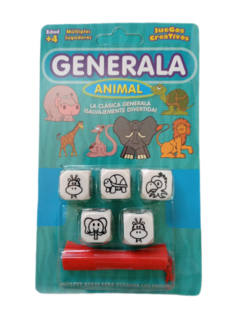 DADOS GENERALA ANIMAL - DADOS CREATIVOS