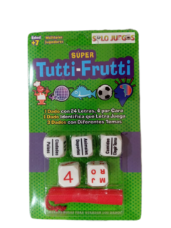 DADOS SUPER TUTTI FRUTTI - DADOS CREATIVOS