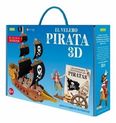 El Velero Pirata 3d Cartón 3d Libro+maqueta MANOLITO