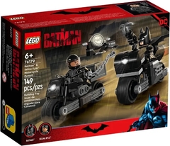 Batman y Selina Kyle Persecución en Moto Lego