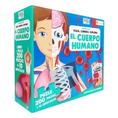 PUZZLE + LIBRO CUERPO HUMANO 210 PZ - MANOLITO BOOKS - comprar online