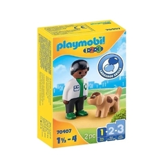 Veterinario con Perro 2 Pz Playmobil 1.2.3