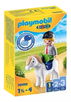 Niño con Poni 2 Pz Playmobil 1.2.3