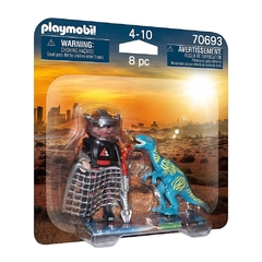 Velociraptor y Saqueador 8 Pz Playmobil
