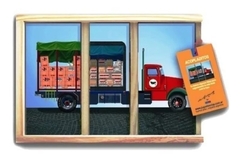 Puzzle de Camiones en Caja de Madera Clap