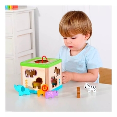 Cubo Didáctico Encastre De Animales Tooky Toys en internet