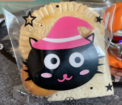 Bolsa opp "Gato halloween" 10x10 cms. Pack x 10 en internet