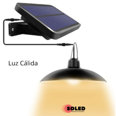 Lámpara Led Solar Lampara Colgante Luz Calida Control Remoto - comprar online
