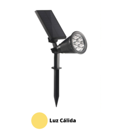 Estacas Led Solar Luz Calida 7 Led Exterior