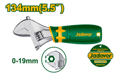 Mini Llave Francesa Jadever Apertura Ajustable 19mm Color Verde - comprar online