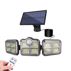 Reflector Led Solar 122 Led Exterior Cobertura 270º