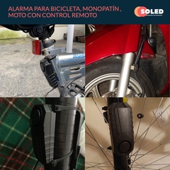 Imagen de Alarma Sonora Sensor Bicicletas Motos Antirrobo Inalámbrica