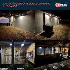 Lampara Led Solar Lamparas Colgante Doble - Soled Iluminación Solar 