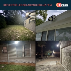 Reflector Led Solar 210 Led Luz Fria 30w Exterior - comprar online