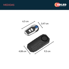 Alarma Sonora Sensor Bicicletas Motos Antirrobo Inalámbrica - tienda online