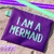 Necessaire Clutch Personalizada | Mermaid Roxa e Verde