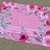 Canga Toalha Personalizada | Estampa Floral Aquarela Rosa