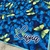 Imagem do Canga Toalha Personalizada | Estampa Borboletas Azuis