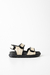 California Black sandals